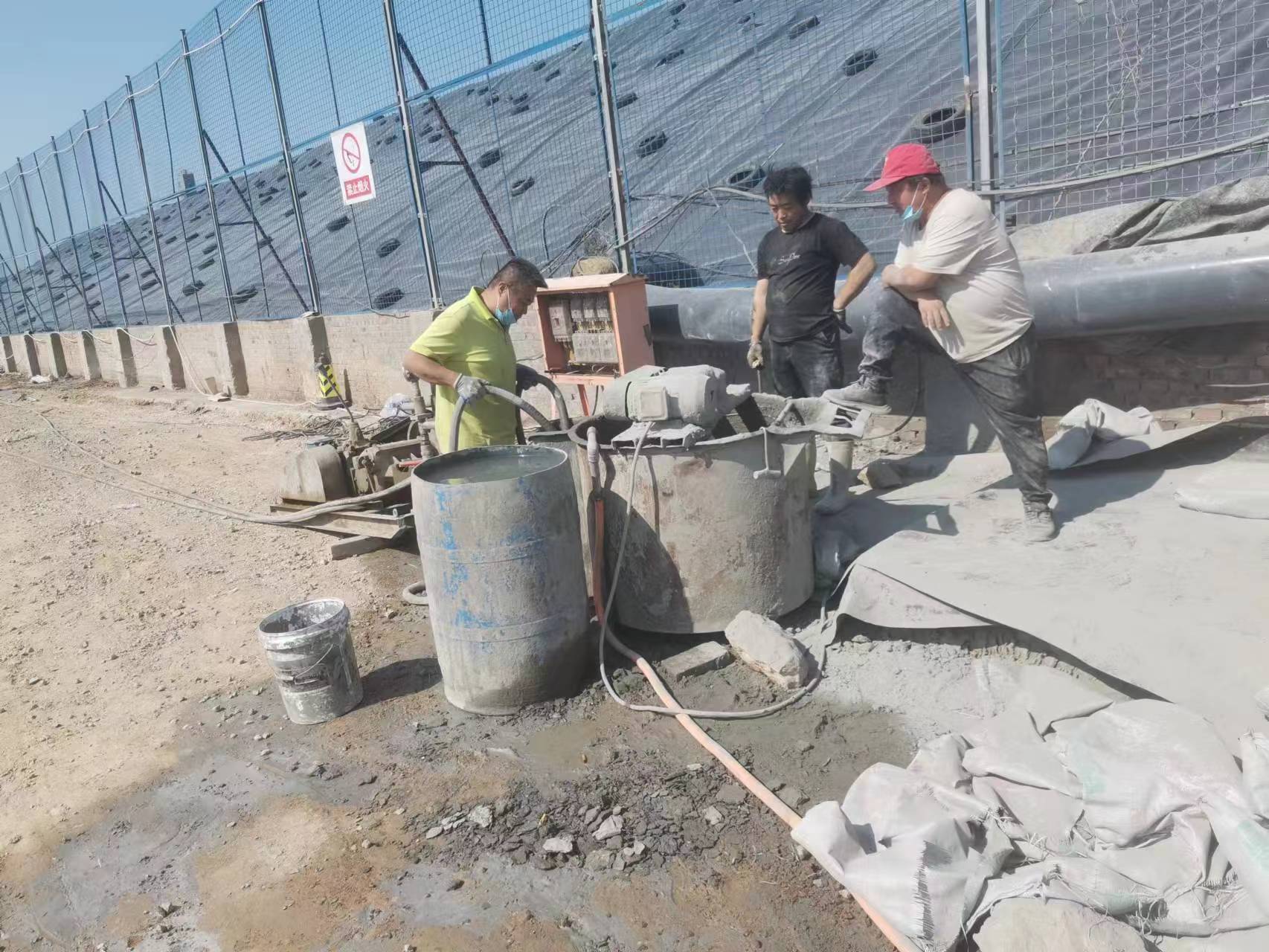 望都袖阀管注浆